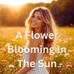 A Flower Blooming In The Sun